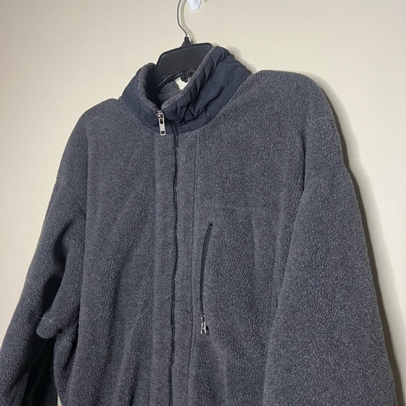 Patagonia Vintage 90s Synchilla Gray Full Zip Men’s Fleece XXL - Picture 2 of 9